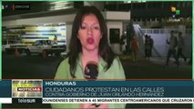 Reprimen a hondureños que se manifestaban contra el gob. de JOH