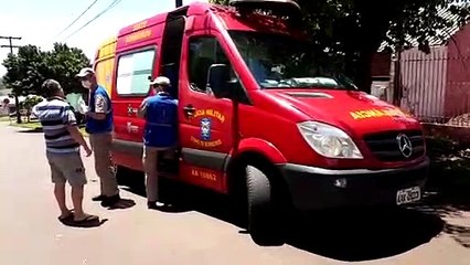 Homem é socorrido no Bairro Floresta