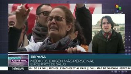 España: médicos realizan huelga en Cataluña