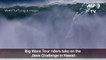 Surfers face big waves at Hawaii's 2018 Jaws Challenge