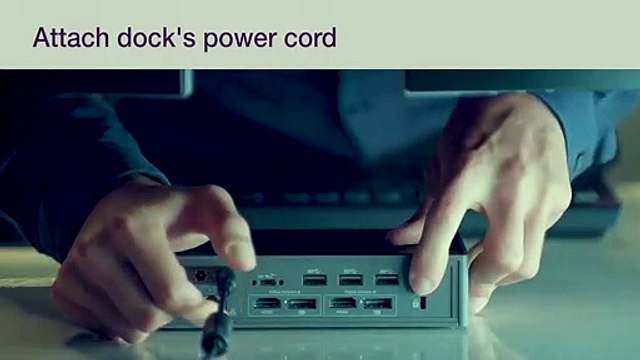 Targus USB-C™ Universal DV4K Docking Station with 100W Power – DOCK190USZ (720p)