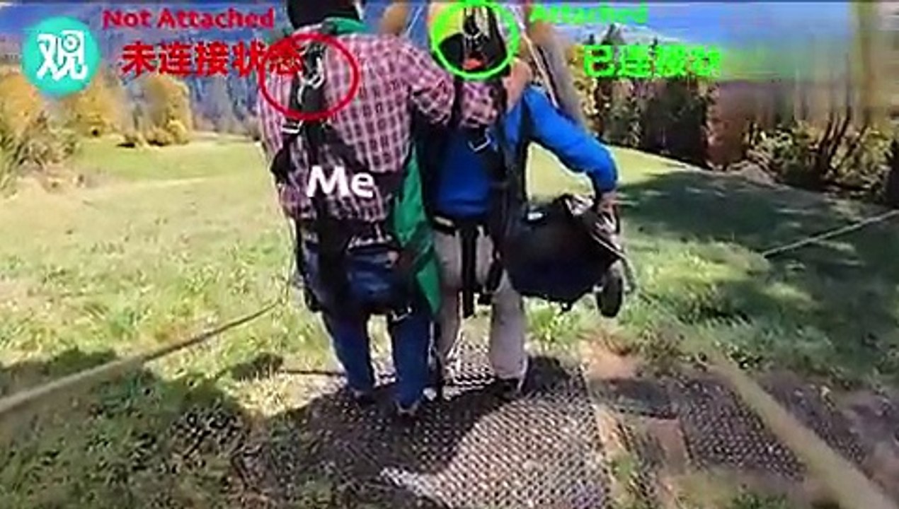 Man almost died when the go glider