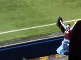 Aston Villa fan at Ipswich v Birmingham
