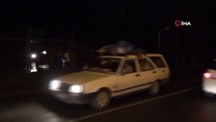 Kontrolden Çıkan Araç Askeri Bölgeye Girdi