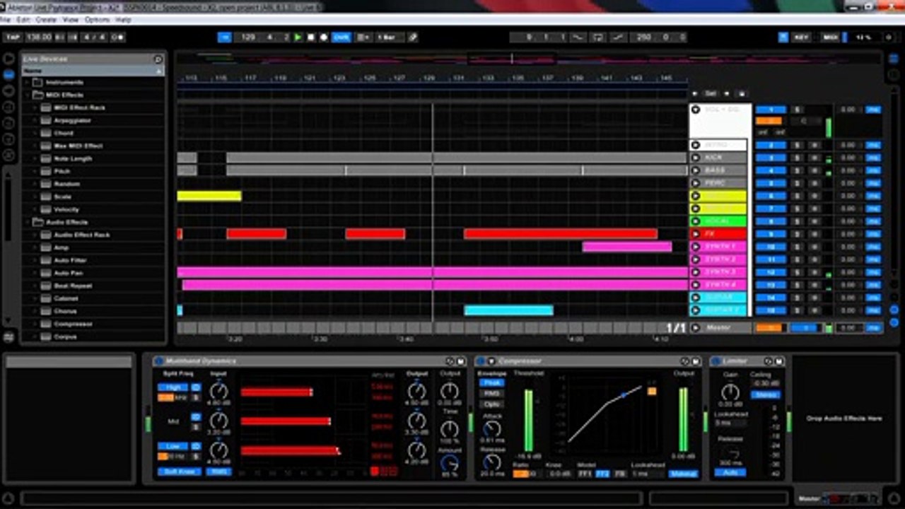Ableton Live Open Project @ Psy-Trance X2 TEMPLATE
