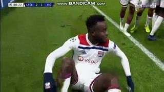Maxwel Cornet Goal - Lyon  2-1 Manchester City -27.11.2018