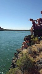 Cliff Jumper Changes Her Mind Too Late