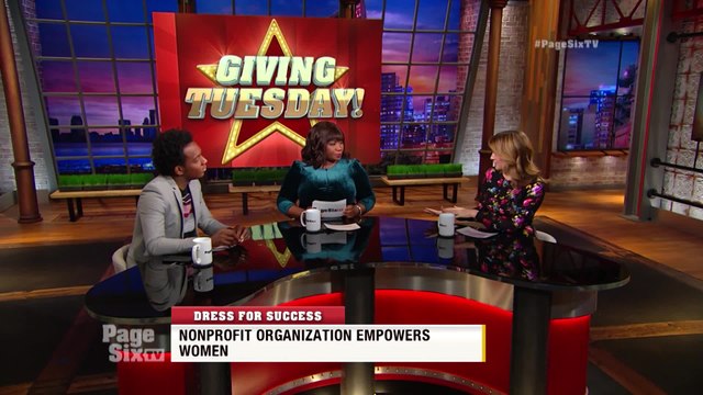 It's #GivingTuesday, and we chatted with @mikecostello of @dressforsuccess! Tune in to #PageSixTV to see how Mike empowers women with professional attire. If you want to see women modeling their Power Pieces from the Success Collection, visit dfspowerpi