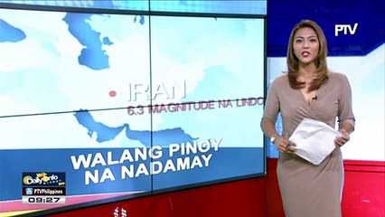 DFA: Walang Pinoy na nadamay sa lindol sa Iran