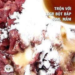 Món ngon mỗi ngày: Cách làm CHẢ BÒ dai ngon | Nauankhongkho.vn