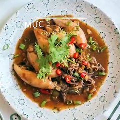 Món ngon mỗi ngày: Cách làm mực sốt tương hấp dẫn| Nauankhongkho.vn