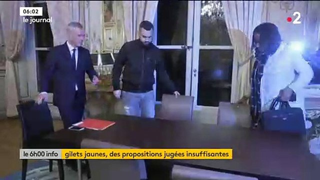 Gilets Jaunes : Première rencontre décevante hier soir avec le gouvernement - Nouvel appel à manifester samedi sur les Champs Elysées