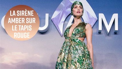 Amber Heard se fait remarquer à la première d'Aquaman