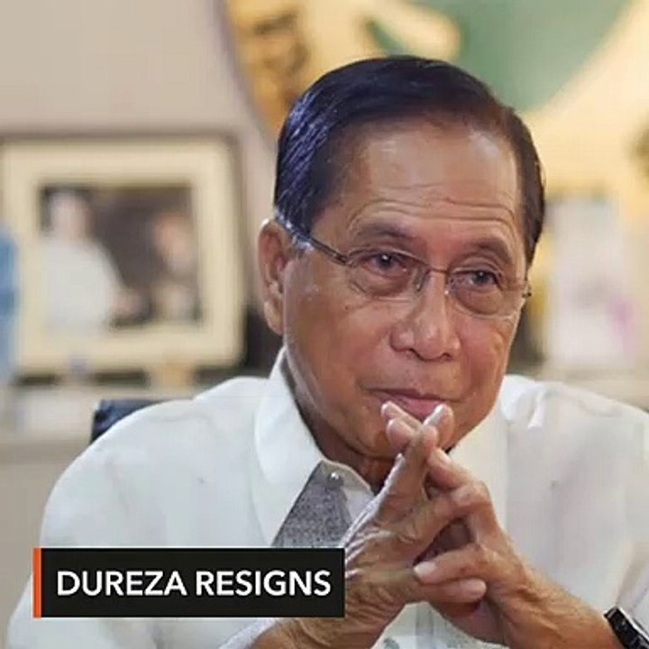 Peace process adviser Jesus Dureza resigns