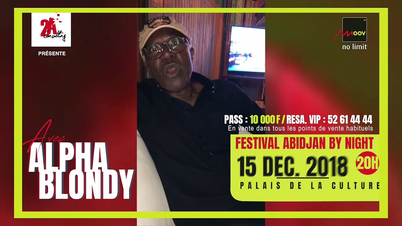 [Spot Publicitaire] ALPHA BLONDY en concert live le 15 décembre