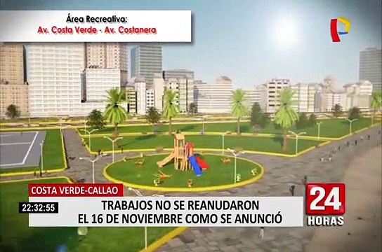 Trabajos en la Costa Verde no se iniciaron el 16 de noviembre como se anunció