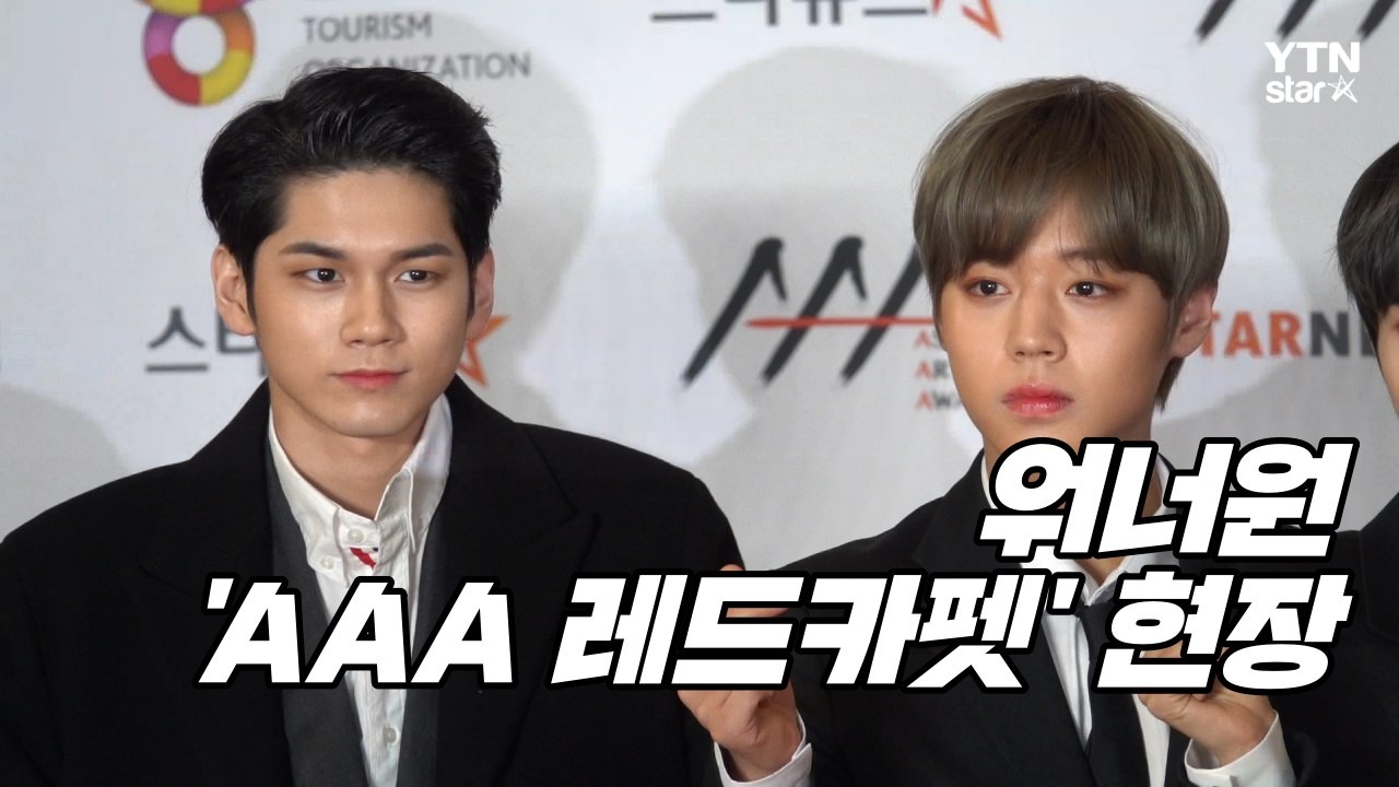[Y영상] 워너원, 여심 훔치는 귀여운 매력...AAA 레드카펫 현장 / YTN