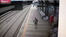 Tren istasyonunda korkunç ölüm