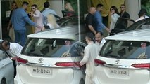 Priyanka Chopra and Nick Jonas reach home for pre wedding puja; Watch Video | FilmiBeat