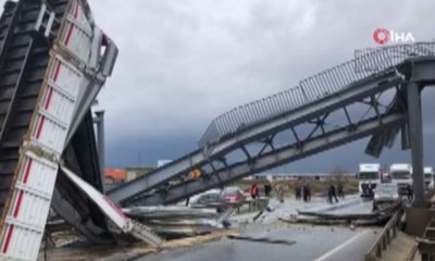 Damperi açık unutulan kamyon karayolunu savaş alanına çevirdi