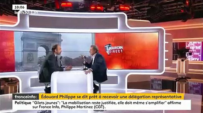 EN DIRECT - Gilets Jaunes - Edouard Philippe : Oui nous augmenterons les taxes sur les carburants comme prévu le 1er janvier . Pas de coup de pouce au SMIC le 1er janvier. Ce sera la simple hausse légale