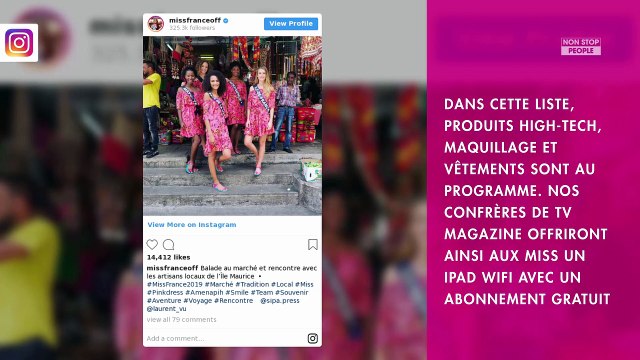 Miss France 2019 : la liste des incroyables cadeaux offerts aux candidates