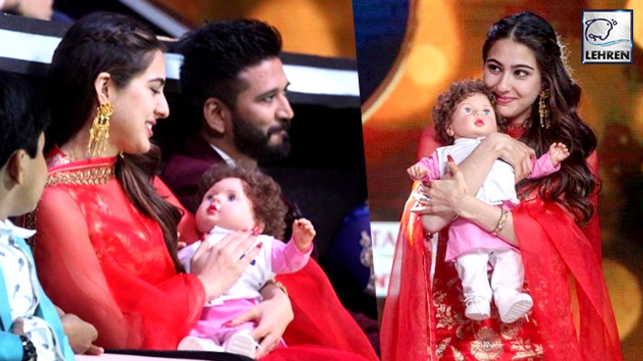 Sara Ali Khan Receives Taimur Ali Khan's  Doll On TV Reality Show, See Pics