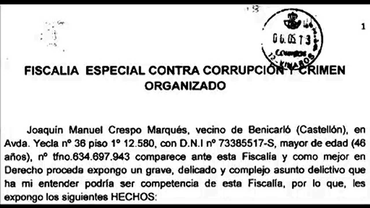 Caso bar España - La escalofriante denuncia ante la fiscalía que cambiará tu vida