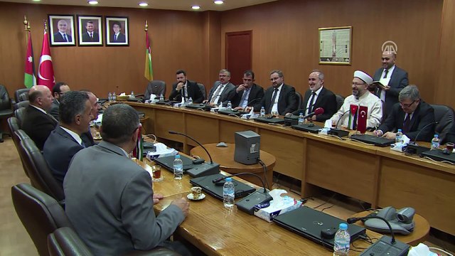 Diyanet İşleri Başkanı Ali Erbaş Ürdün'de (4) - Ürdün Üniversitesi ziyareti - AMMAN