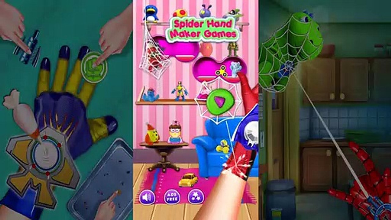 How to make spider hero hand