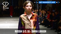 DARIA LUKASH Mercedes Benz Fashion Week Russia S/S 2019 | FashionTV | FTV