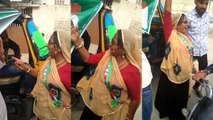 कांग्रेस की महिला कार्यकर्ता ने दिखाई दबंगई, भाजपाईंयों को प्रचार से रोकने के लिए दी गालियां, वीडियो