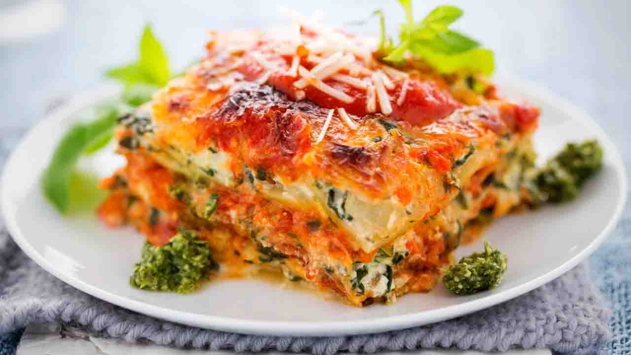 Klassisch-vegetarisch: Spinat-Lasagne