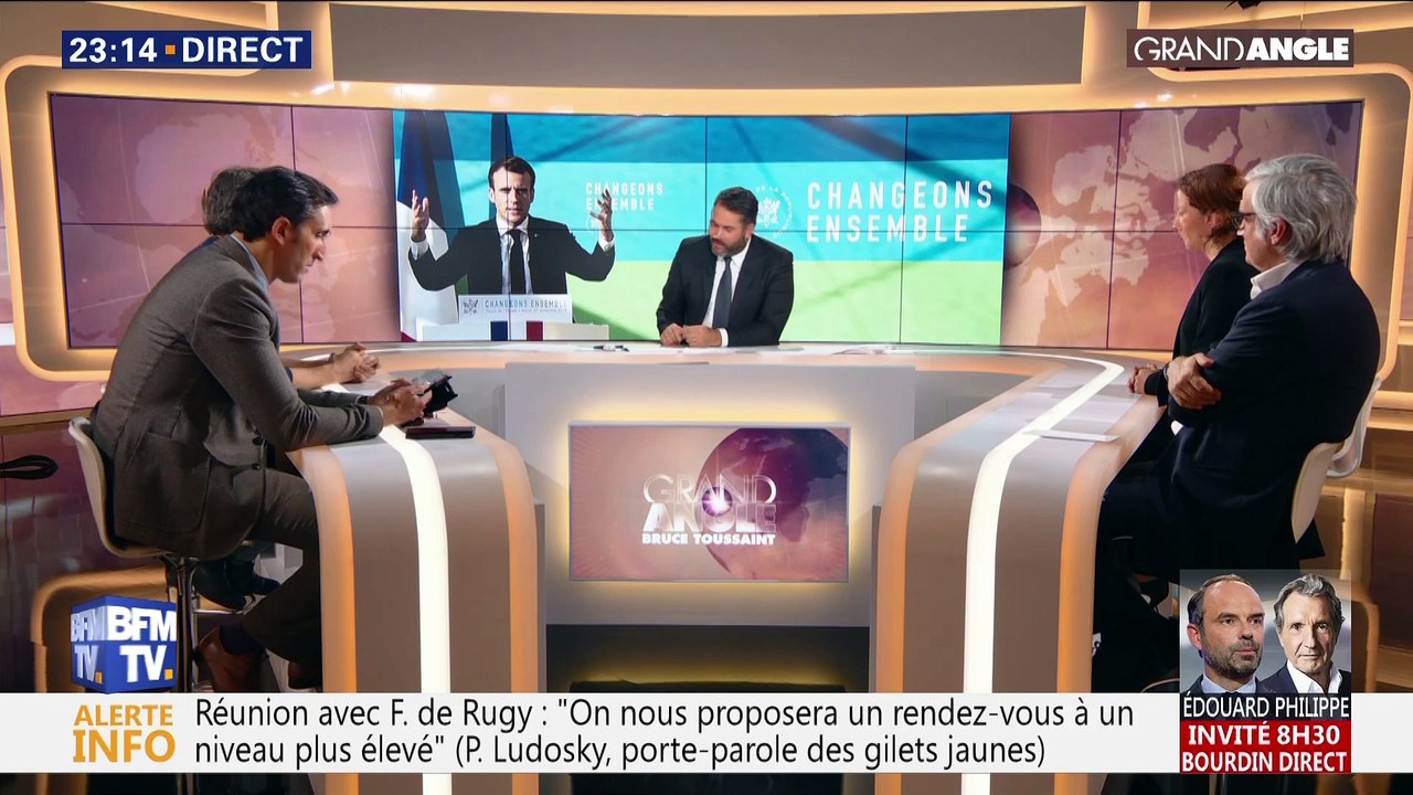 Emmanuel Macron: "Traiter fin du monde et fin du mois"