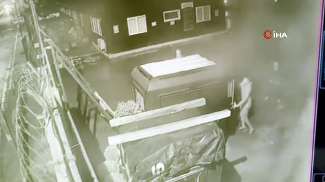 Beyoğlu'nda Cezayir uyruklu şahsın öldürüldüğü anlar kamerada