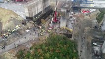 Kuzey Marmara Otoyolu'nda Viyadük Çöktü... Bölgeden Drone Görüntüler-2