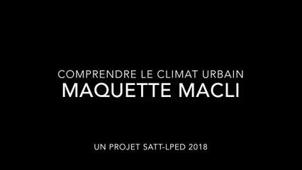 Présentation de la maquette Macli