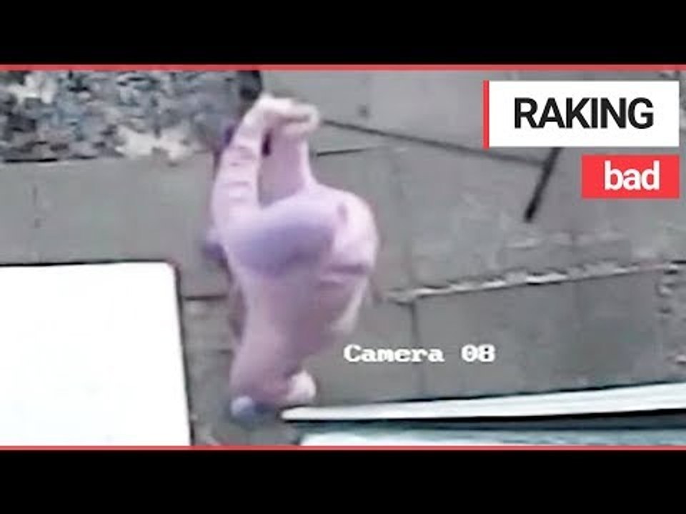 Drug Addict Tries to Force himself into Flat using a GARDEN RAKE | SWNS TV