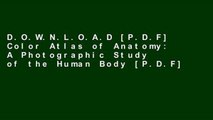D.O.W.N.L.O.A.D [P.D.F] Color Atlas of Anatomy: A Photographic Study of the Human Body [P.D.F]
