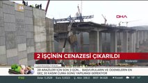 2 işçinin cenazesi çıkarıldı