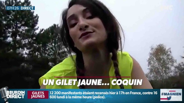 Les gilets jaunes désormais populaires sur des sites pour adultes - ZAPPING ACTU DU 28/11/2018