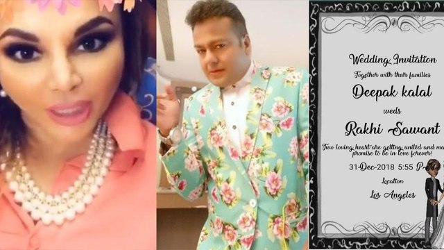 Rakhi Sawant to get married with Deepak Kalal, shares her Wedding Invitation Card| FilmiBeat