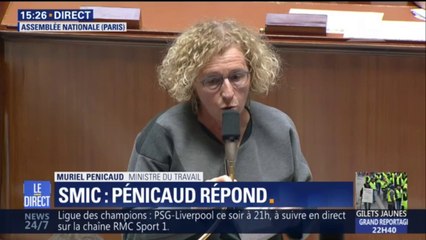 Muriel Pénicaud: "Le Smic sera bien revalorisé au 1er janvier prochain"