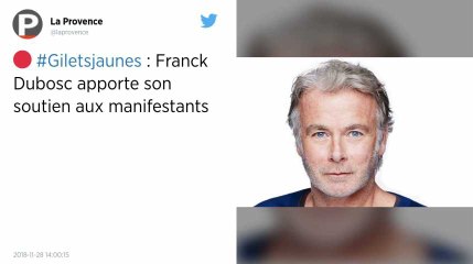 Gilets jaunes : l'appel de Franck Dubosc.