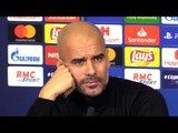 Pep Guardiola & Aymeric Laporte Pre-Match Press Conference- Lyon v Manchester City -Champions League