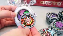 요괴워치 요괴메달 1-3장 타요 폴리 뽀로로 장난감 Youkai Watch Toys