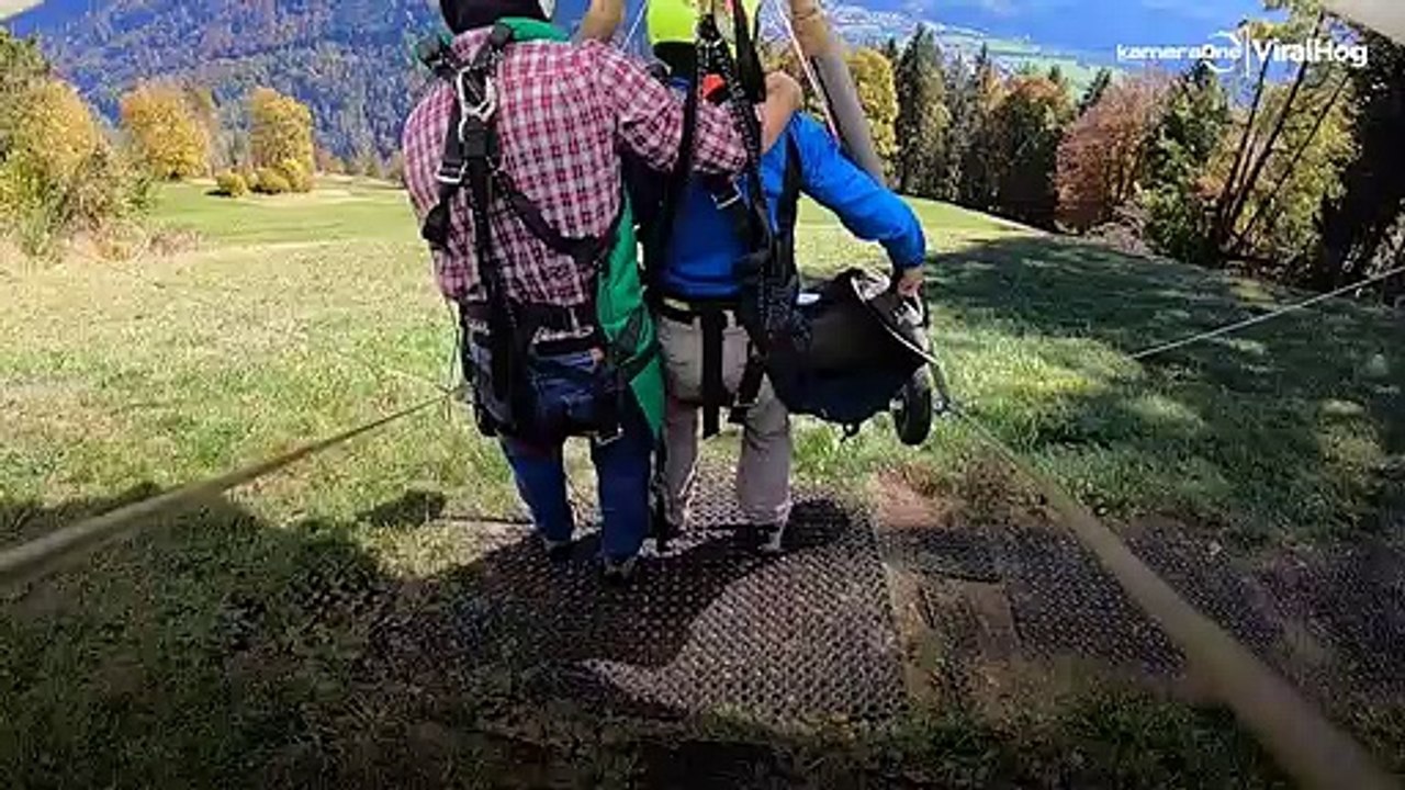 Ungesichert am Drachenflieger: Tourist kämpft um sein Leben