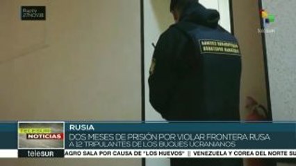 Justicia rusa dicta dos meses de arresto para doce marinos ucranianos