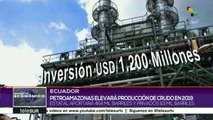 Ecuador prevé incrementar su producción petrolera en 2019