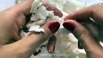 Jergens- Soft creamy white soap cutting ASMR